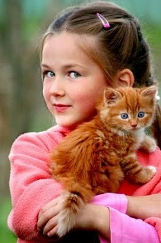 Дети и кошки
